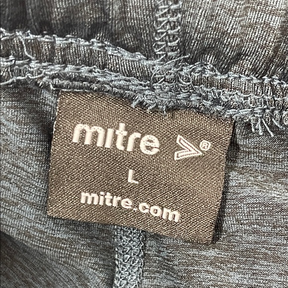 Mitre Men’s Athletic Shorts in Blue Heather - Picture 4 of 5